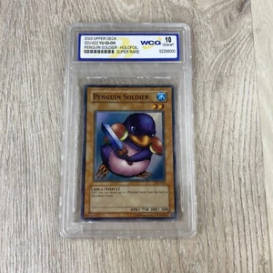 GRADED GEM MINT 10 CONDITION 2003 Penguin Soldier Holo Yu-Gi-Oh - sdj-022 - Picture 1 of 12