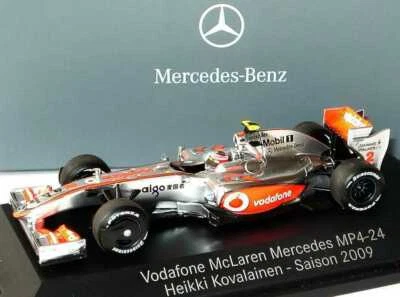 Mercedes McLaren MP4-24 #2 Vodafone Kovalainen 2009 Minichamps B66960039 1:43 F1 - Image 1 of 4