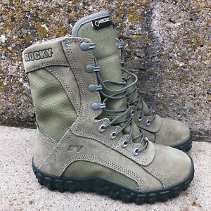 Rocky S2V Special Ops Tactical Military Boots Green Size 6 R Gore-Tex