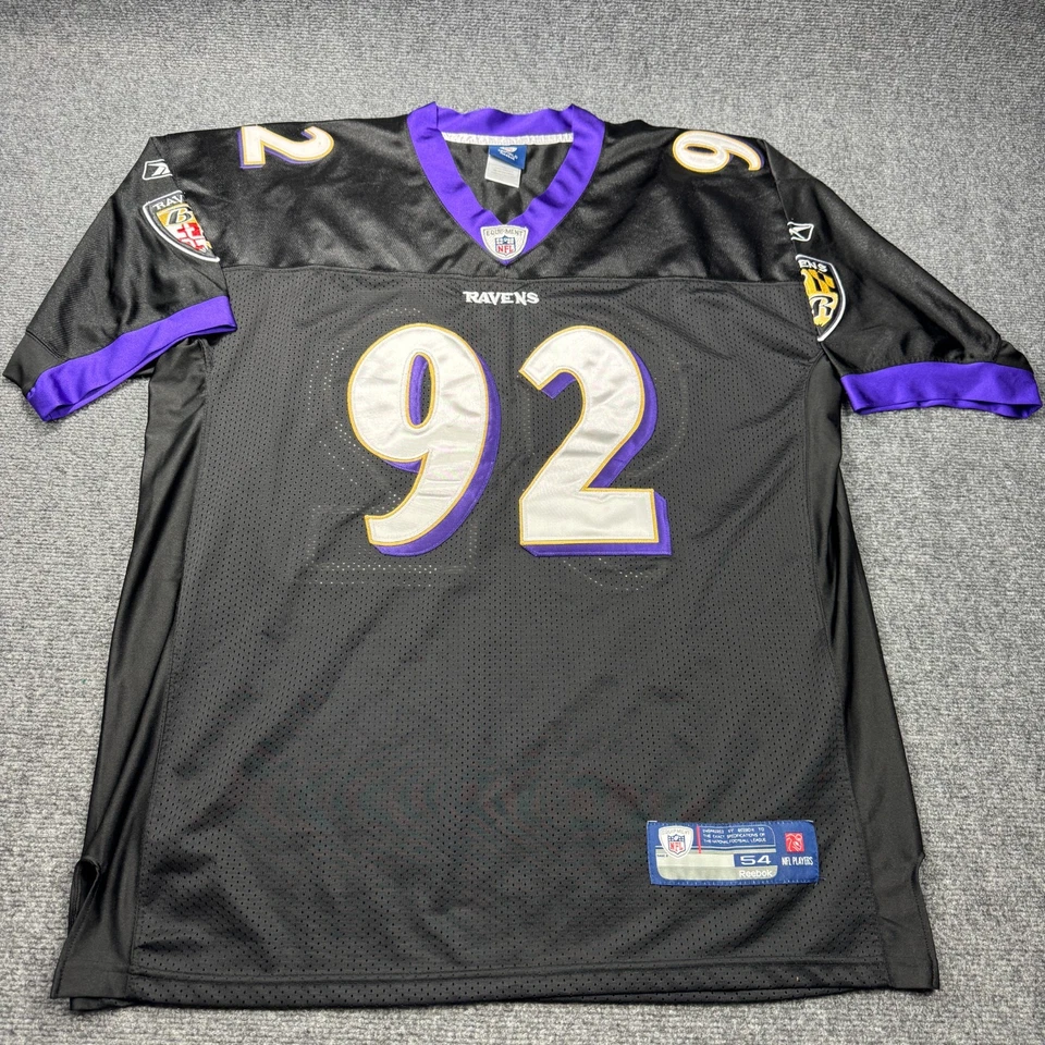 Camiseta Baltimore Ravens para hombre 54 negra 92 NGATA Reebok On Field Foto 1 de 4
