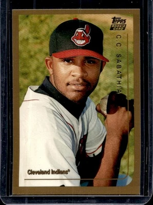 1999 Topps Traded and Rookies C.C. Sabathia дебютант RC #T33 индейцы - Изображение 1 из 2