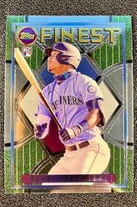2022 Topps Finest Flashbacks JULIO RODRIGUEZ #60 Rookie RC MLB Mariners - Picture 1 of 4
