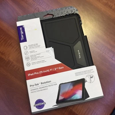 Targus Pro-Tek Rotating Protect StandCase for iPad Pro 11" THZ743GL/ 1st/2nd Gen - Image 1 of 2