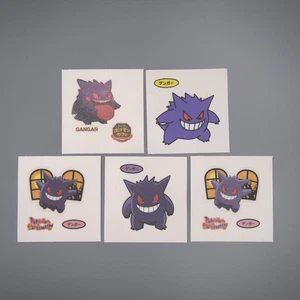 Pokemon Tarjeta Pan Deco Chara Sello Pegatina Gengar 5 Set Japonés s928 - Imagen 1 de 9