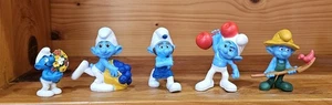 LOT OF 5 SMURFS 2011  - Picture 1 of 5