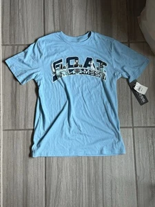 Messi GOAT Logo Light Blue Boy's T-Shirt. US Boy's Size 10/12 - Picture 1 of 2
