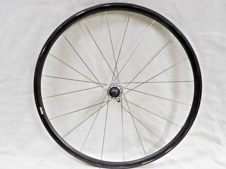 Rueda tubular freno llanta delantera Zipp Carbon 95 vintage 20 radios 545 gramos Foto 1 de 4