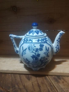 Andrea Sadek blau-weiß Teekanne - Bild 1 von 11