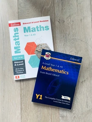 CGP A-Level Maths Year 1 & AS + Collins Edexcel Revision Year 1 & AS —NEW Lot - Image 1 of 4