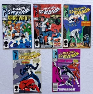 The Amazing Spider Man #284 - 288 - Full Gang War Story Arc! 1987 Marvel Comics - Picture 1 of 14