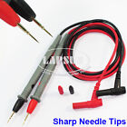 Digital Multimeter 1000V 20A Test Lead Probe Cable SMD SMT Needle Tip FC136 Pair