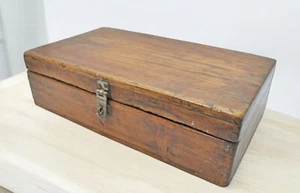 Antiker großer Geschirr Gewürzkasten aus Holz Original alt Handarbeit - Bild 1 von 7