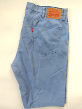 Levi's reworked 511 men's shorts slim fit  W40 mid blue stretch cotton SHOT491