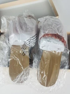 LOEFFLER RANDALL Katie Rafia Plank Slide in balletto e oro rosa taglia 8 - Foto 1 di 6