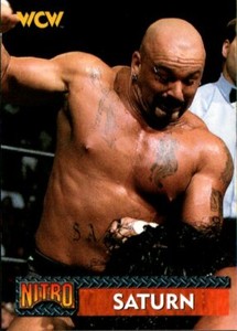 1999 Topps WCW/nWo Nitro Vintage Wrestling Card #8 Saturn 