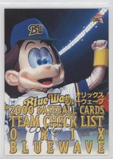 2000 BBM Team Checklist Orix BlueWave #538