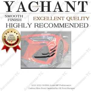 CARBON iMP Performance Front Canards(Fits OE Bumper) For 21-22 C8 RS6 Avant  - Bild 1 von 8