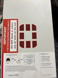 Pare-feu de sécurité réseau Fortinet Fortigate FG-51E NON TESTÉ SANS ADAPTATEUR SECTEUR - Photo 1/7