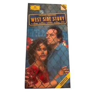 Leonard Bernstein West Side Story Cassette Tape Box Set Booklet 2 x Tape Set - Picture 1 of 12