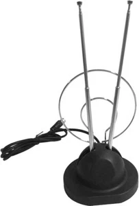 Indoor Portable HD TV Aerial With Telescopic Antenna FM/VFH - Picture 1 of 5