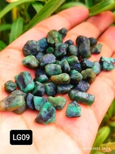 Emerald Loose Gemstone / Size: 10-15mm / Genuine Natural Green Precious Stone - Picture 1 of 12