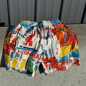 Vintage Surf Line Original JAMS Drawstring Board Shorts/Swimming Trunks Men Sz S - Picture 1 of 5