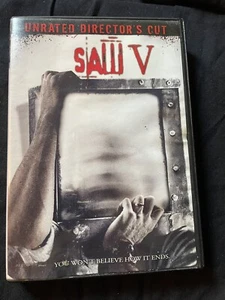 SAW V 5 DVD UNRATED DIRECTOR’S CUT TOBIN BELL - Imagen 1 de 3