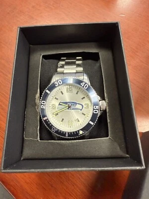 Seahawks NFL Men's Stainless-Steel Silver Watch NEW - *READ DESCRIPTION*