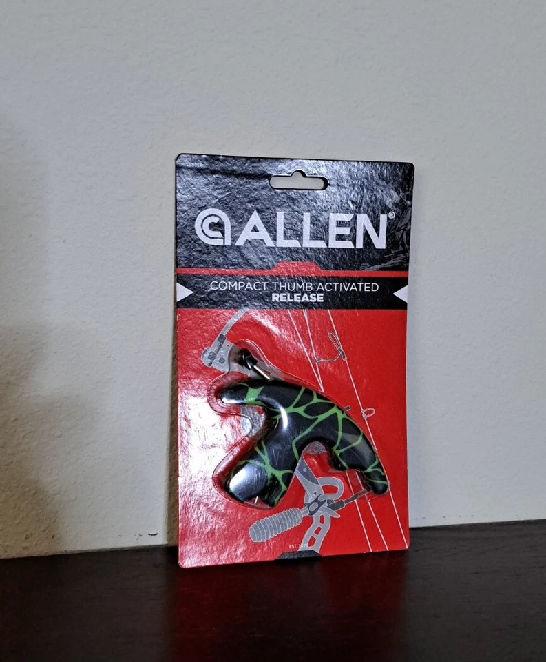 ALLEN VERDE Y NEGRO COMPACTO PULGAR ACTIVADO COMPUESTO LIBERACIÓN ARCO. Foto 1 de 1