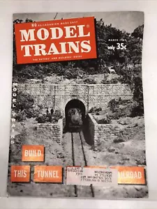 MODEL TRAINS MAGAZINE - MARCH 1961 - Picture 1 of 5