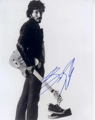 Bruce Springsteen Signed Photo Springsteen Autographed 11x14 (exact Photo Proof) Cover