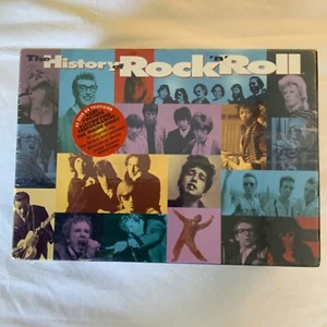 The HISTORY OF ROCK 'N' ROL-10-VHS TAPES BOX SET-1995 WARNER-SEALED-MEGA RARE - Picture 1 of 6