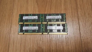 4x 1 GB RAM DDR2 SO-DIMM PC2-5300S - Samsung - Afbeelding 1 van 2