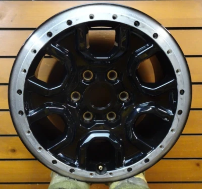 2021-2025 Ford BRONCO Sasquatch OEM Rueda Borde 17” Negro No Beadlocks 10388 - Imagen 1 de 4