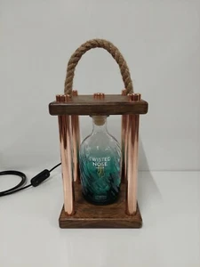 Twisted Nose gin bottle lamp 70cl - Picture 1 of 10
