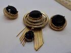 Florenza Parue Brooch and Button Earrings