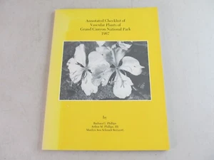ANNOTATED CHECKLIST OF VASCULAR PLANTS OF GRAND CANYON 1987 By Barbara Phillips - Picture 1 of 3