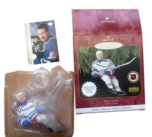 Hallmark Wayne Gretzky Ornament NHL Rangers New Collectors Series w Trading Card - Picture 1 of 5
