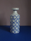 Flasche Keramik mit Korkstpsel gem. WB Schlitz Handdruck Essigflasche etc.