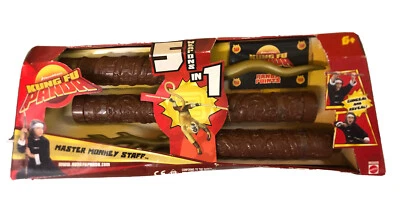 Kung Fu Panda Master Monkey Staff 5 armas de juguete en 1 para niños jugar Mattel 2007 Foto 1 de 3