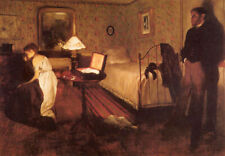 Dream-art Oil painting Interior-aka-The-Rape-Edgar-Degas free shipping to world