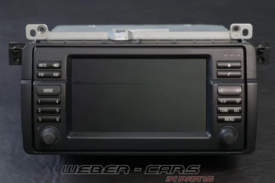 6934409 Navi Bordmonitor Wide Screen mit CC Navi 16:9 Display OEM BMW M3 E46 CSL - Bild 1 von 4
