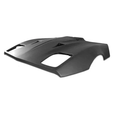 For Chevy Corvette 85-96 Duraflex Twin Turbo Style Fiberglass Hood Unpainted - Image 1 of 4