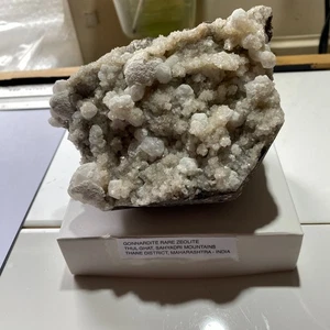 GONNARDITE RARE ZEOLITE SPECIMEN FROM THUL GHAT, INDIA LARGE 886g MF4446 - Picture 1 of 15