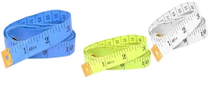 3 X MEASURING TAPE MEASURE BODY WAIST HEIGHT DRESS FABRIC SEWING TAILOR RULER - Picture 1 of 1