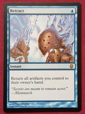 Magic The Gathering DARKSTEEL RETRACT blue card MTG - Image 1 of 2