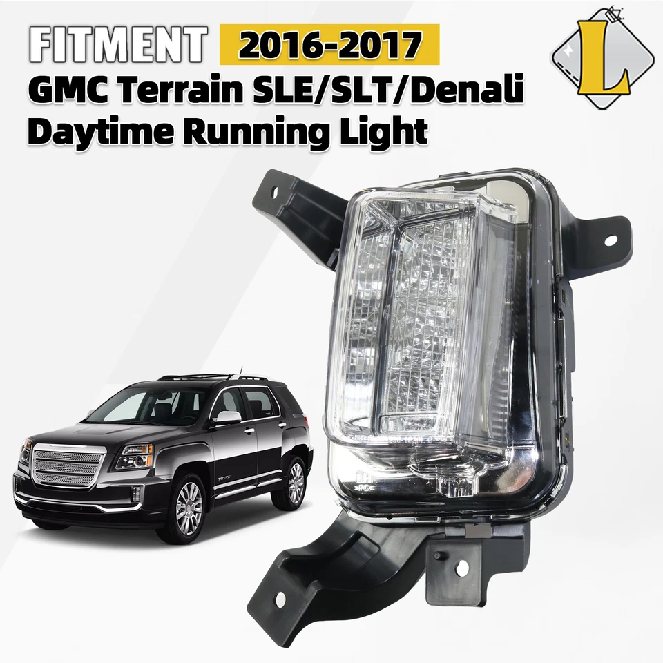For 2016-2017 GMC Terrain SLE/SLT/Denali Daytime Running Light Left Side Foto 1 de 4