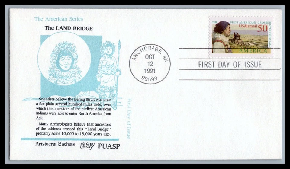 US FDC # C131 50c Bearing Strait   Aristocrat   1991, 9p7837 - Image 1 of 1