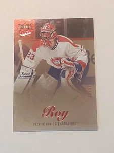 2013-14 Fleer Showcase Ultra Red Medallion /99 Patrick Roy #6 HOF - Bild 1 von 4