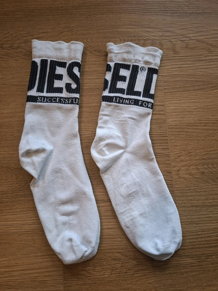 DIESEL Socks Sportsocken Socken weiß Größe 43/46 1 Paar gay #3 - Bild 1 von 3
